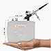 The Complete Airbrush Makeup, Cosmetic and Tattoo Professional Spray Gun Mini Compressor Kit for Multi Purpose Air Brushing: Make up, Body Paint, Temporary Tattoos, Nail Art Paints Machine and more