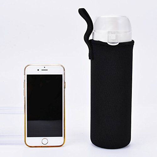 Outgeek Hot Water Bottle Cover Insulated Neoprene Cover Pouch Cover for 550ML Bottle