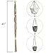Sorbus Macrame Plant Hanger [4 Pack] Indoor Outdoor Hanging Plant Pots Cotton Rope, Elegant for Home, Patio, Garden