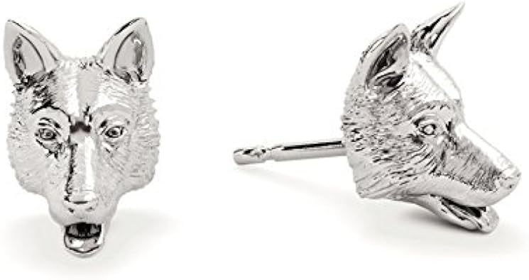 Boucles Doreilles Argent 925 Chien Berger Allemand Dog