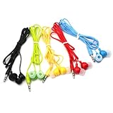RHX 5x New In-Ear 3.5mm Earbud Earphone Headset For iphone MP3 MP4 Player PSP PDA PC