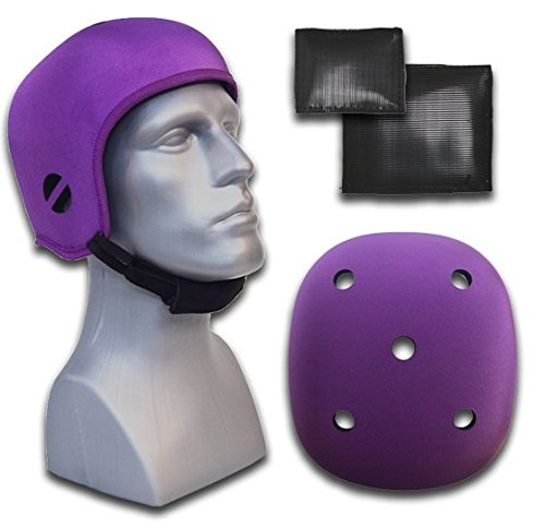 Opti-Cool Headgear Soft Protective Cooling Helmet (Blue, XX-Small (17-18in))