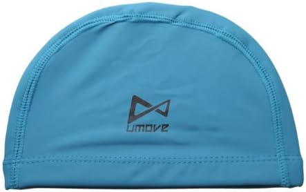 Qishi's Umove Kids Children Long Hair PU Swim Caps/bathing Cap