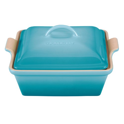 Le Creuset Stoneware Heritage Covered Square Casserole, 2.5 qt. (9