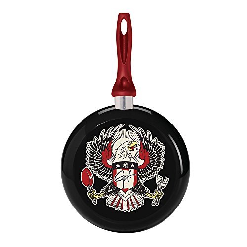 Guy Fieri Decorated Fry Pan with Eagle Design, 9-1/2-Inch