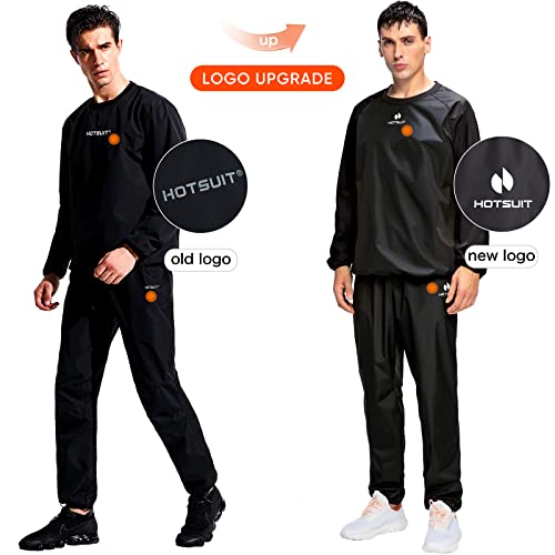 HOTSUIT Sauna Suit Men Anti Rip Sweat Suits Gym Boxing Workout Jackets