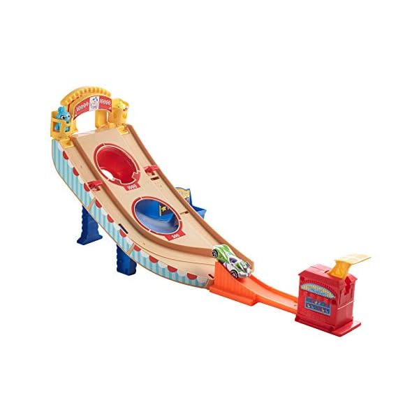 Hot Wheels and Disney Pixar Buzz Lightyear Character Car Play Set, Toy Story, Ramp, Slam Launcher, Car and Figures, Ages…