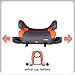 Diono Cambria Booster - 2-in-1 Car Seat - High Back and Backless Booster - Forward-Facing 40-120 Pounds - Overprotective in All the Right Ways, Raspberry