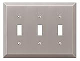 Amerelle 163TTTBN Bn 3 Toggle Wall Plate