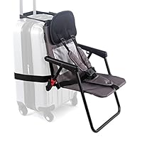 Think King SitAlong Toddler Luggage Seat, Gray