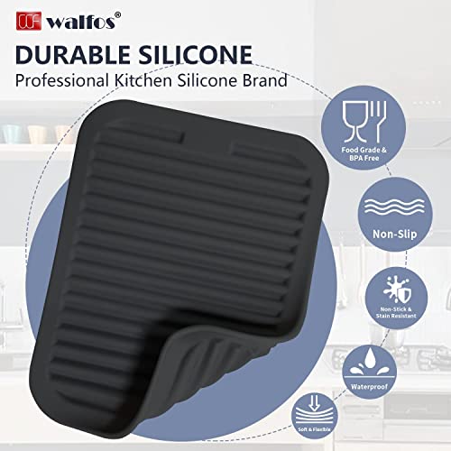 Walfos Trivets for Hot Dishes, MultiPurpose Silicone Trivet, Heat