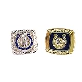 1970/2006 Indianapolis Colts Football Super Bowl Championship Rings for Man and Fans MVP Ring Set with a 2 Holes Display Case(1970+2006 Ring Set)