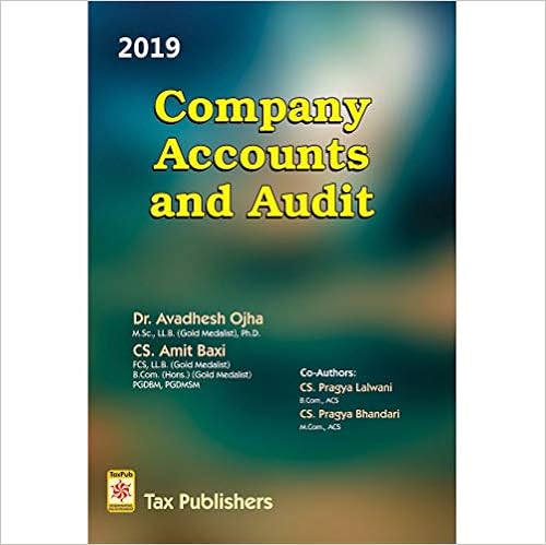 COMPANY ACCOUNTS AND AUDIT 2019