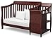 Delta Children Bentley S Convertible Crib and Changer, Black Cherry Espresso
