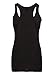 Pretty Attitude Womens Skull Guitar Tarot Card Loose Fit Tank Top Muscle Tee – Size Large Black