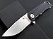 Eafengrow CH3505-G10 Tactical Folding Knives Flipper Knives with Clip D2 Blade G10 Handle ,Tactical Pocket Knives Camping Hunting Knives (Black)