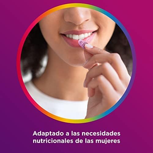 Suplemento alimentar multivitamínico feminino multicentrum com 13 vitaminas e 11 minerais, sem glúten, 30 comprimidos