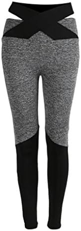 Women Yoga Pants Daoroka Comfort Waist Patchwork Power Flex Tight Gym Fitness Capri Workout Tummy Control Leggings Running Sports Athletic Pantyhose (M, Black1)