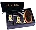 Beard Grooming Kit Gift Set for Men | Mustache Comb, Styling Comb, Golden Poker, Beard Brush, Styling Wax Balm, Professional Trimming Scissors, Hydrating Beard Conditioner Oil | Organic Ingredients
