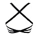 Pop Fashion Women Black Strappy Sports Bra Crisscross Top Light Support Best Activewear Sport Bras For Workout Sexy Bralette
