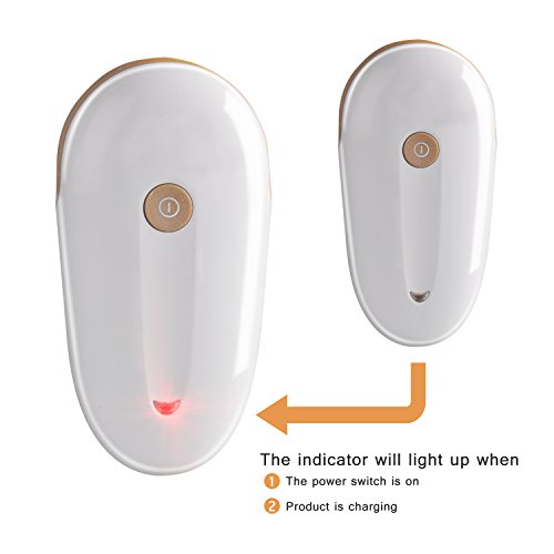 AMFOCUS Electric Lint Remover Portable Lint Shaver Sweater Shaver, Power Cord Removeable, Rechargeable Fabric Shaver Clothes Lint Fuzz Pill Fluff Remover (2018 Upgraded Version) - Thumbnail 4