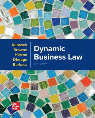 Dynamic Business Law (Ll) W/Connect