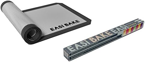 Silicone Easi Bake Non Stick Baking Mat, Professional Grade Cookie Sheet, Heat Resistant, Size 15 12/16" X 11 13/16", (40 X 30 cm)