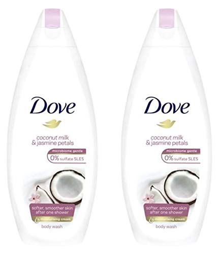 Dove Coconut Milk & Jasmine Petals Body Wash 225ml (Pack of 2)