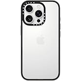 CASETiFY Compact Case for iPhone 16 Pro [Lightweight / 4 ft. 2X Military Grade Drop Protection/Slim] - Clear Black