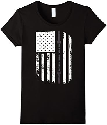 Womens Memorial Day Vest and Barbell Flag - memorial day shirts Small Black