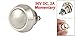 uxcell DC 36V 2A OFF-(ON) NO 12mm Metal Round Momentary Push Button Switch Non Lock