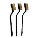 Yaatao 6 Pieces Mini Brass Wire Brush Set for Cleaning Welding Slag and Rust