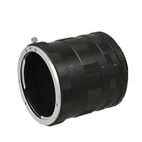 Mcoplus Manual Macro Extension Tube Metal Adapter Set for Nikon DSLR Cameras