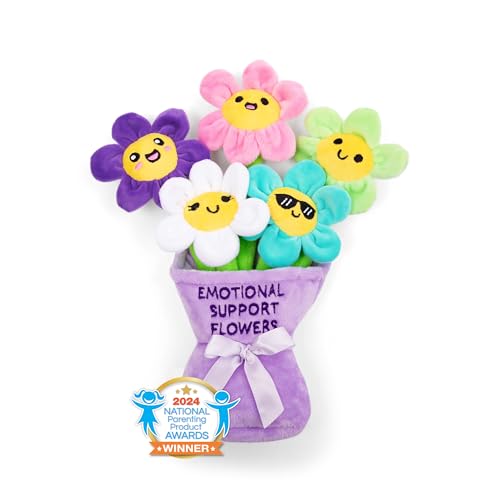 WHAT DO YOU MEME? Emotional Support Flowers by Relatable, Cuddly Stuffed Animal…