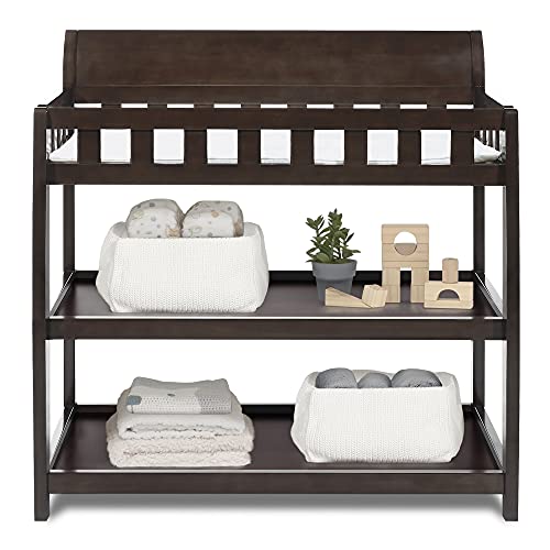 Delta Children Bentley Changing Table with Changing Pad, Chocolate