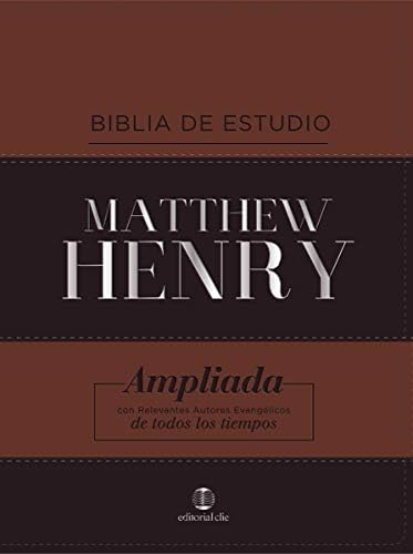 Rvr Biblia de Estudio Matthew Henry, Leathersoft, Clásica