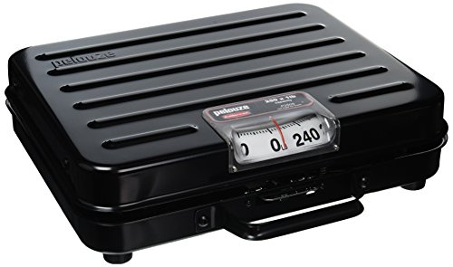Rubbermaid Commercial Products FGP250S "Briefcase" Style Digital Receiving Scale for Food Service, English, 250 lb., Black
