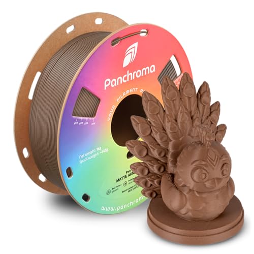 Polymaker Panchroma Filament PLA mat, marron militaire, 1,75 mm, 1 kg, anciennement Polyterra mat, compatible avec la plupart des imprimantes 3D FDM, bobine de 1 kg