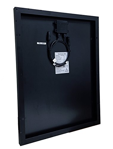 Instapark SP Series Mono-crystalline Photovoltaic PV Solar Panel Charge Controller NOT Included, 50 Watt