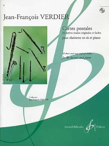 Download Cartes postales (+ 1 cd) - clarinette - Collection Jean-François Verdier PDF