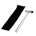 Reflex Hammer, for Neurologic Reflex Diagnosis and Testing - Tromner Neurological Reflex Hammer with Needle and Brush for Nurses, EMS, Medical Students, Emergency Room by QIYUN - Black