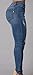 pxmoda Mujer Denim Stretch Jeans Skinny Ripped Distressed pantalones, Size Medium, Multicoloured
