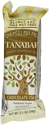 Tanabar 12 count 25.2 oz (Chocolate Chip) by Vermont Nut Free Chocolates