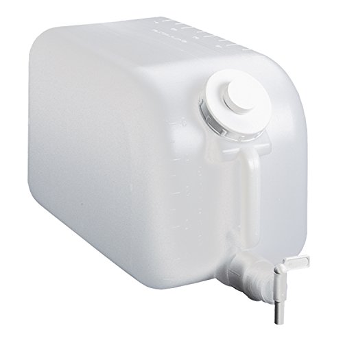 Hudson Exchange 5 Gallon Plastic Dispenser Carboy with Spigot, HDPE