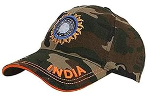 KNK India Cricket Cap Hat – Team India Supporter Cap for ODI, T20, Test Matches – Lightweight Sun Hat for Cricket Fans