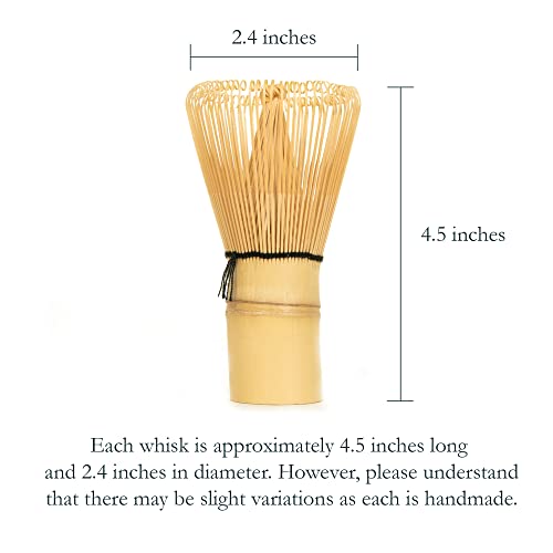Japanese Bamboo Whisk (Chasen) Set for Traditional Matcha Tea