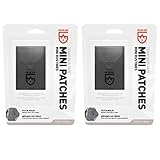 Gear Aid McNett Tenacious Tape Mini Repair Patches Black & Clear (2-Pack)