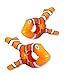 O2COOL BocaClip - Clown fish Clip, 1-Pack,