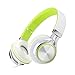 ECOOPRO® Lightweight Portable Adjustable Over Ear Stereo Earphone Headphones Headset for PC MP3 MP4 Tablet Most Smart Phone (Green)