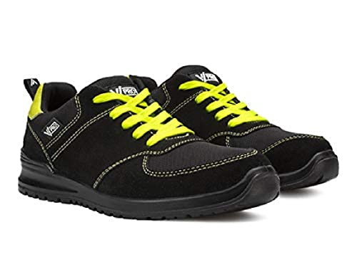 Velilla 37 707004_00/20 Chaussures de sécurité, Noir/Jaune Fluo